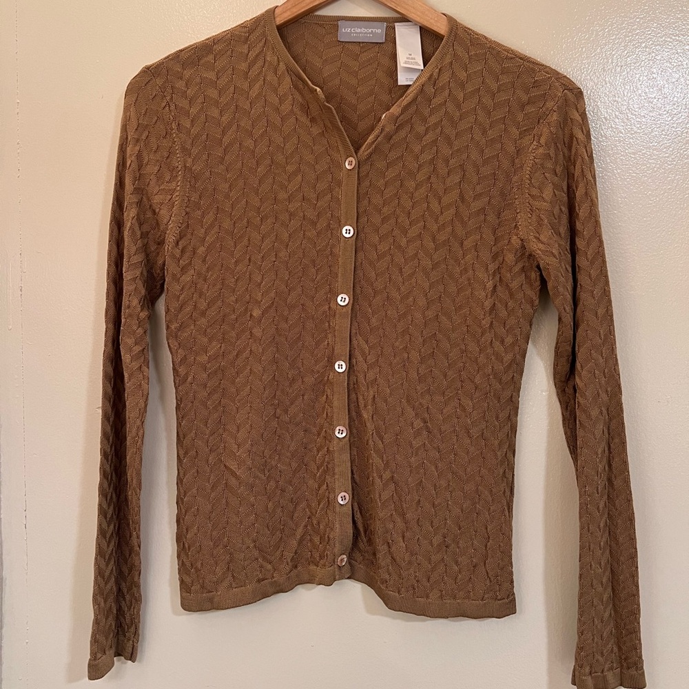Liz Claiborne Women’s Silk Cardigan